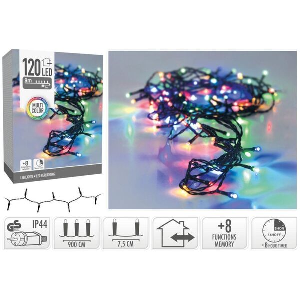 Kalėdinė girlianda, 120 Led, 12 m