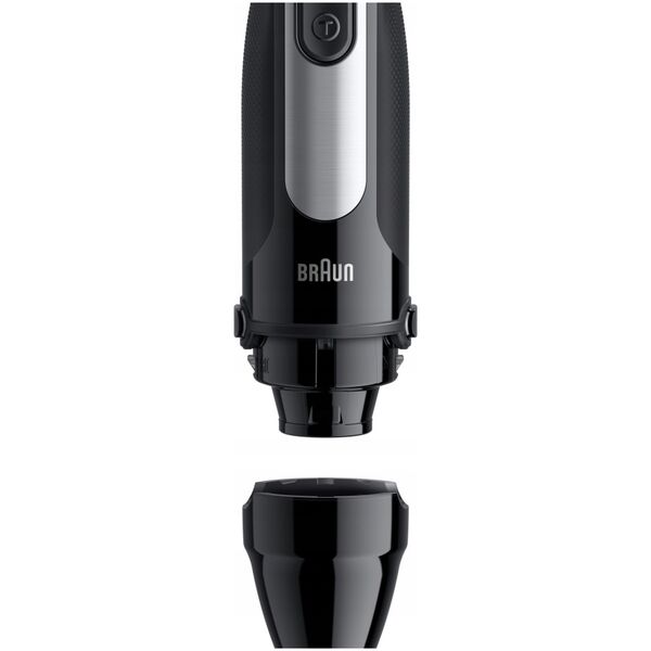 Braun MultiQuick 5 MQ55.254MBK, Immersion blender, 0.5 L, Ice crushing, 1000 W, Black, Stainless steel