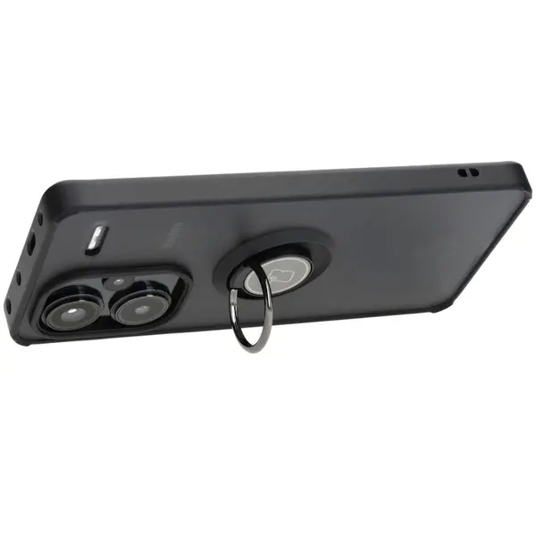 Bizon Case Hybrid Ring Xiaomi Redmi Note 13 Pro+ 5G smoky with a black frame