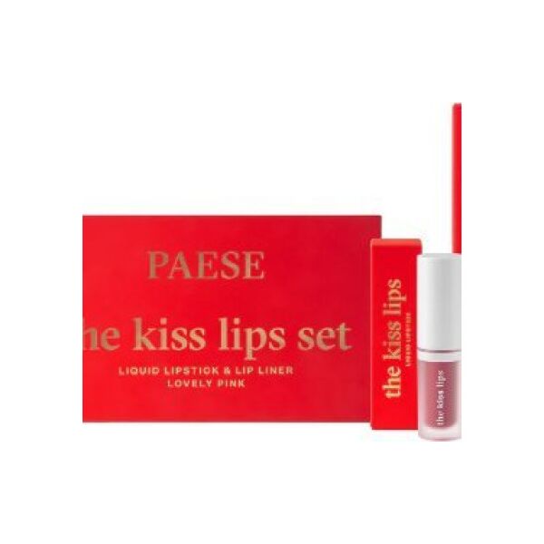 PAESE The Kiss Lips pomadka do ust 03 Lovely Pink 3,4ml + konturówka do ust