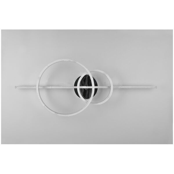 LED ceiling light TRIO Montilla, 40W, 2700-6000K, 6300lm, chrome, 100x12.5x40 cm