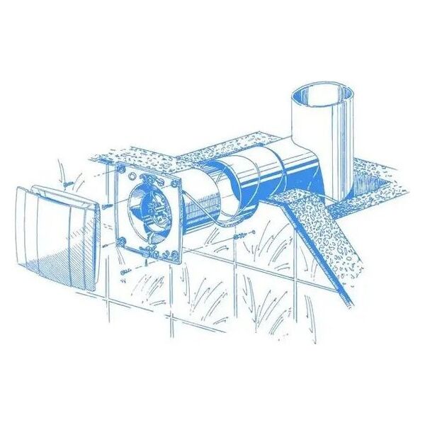 Household fan BLAUBERG Quatro100, DN100