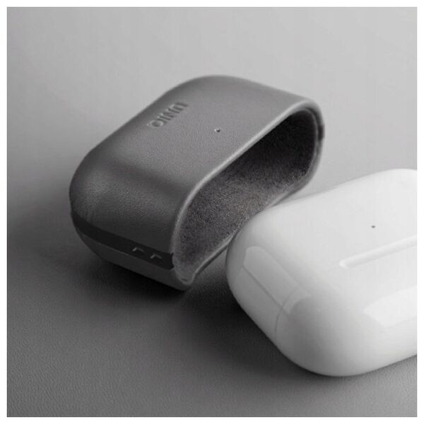 UNIQ Lyden DS - etui  ze sztucznej skóry do AirPods Pro 2 niebieskie/czarne - Gwarancja bezpieczeństwa. Proste raty. Bezpłatna wysyłka od 170 zł.