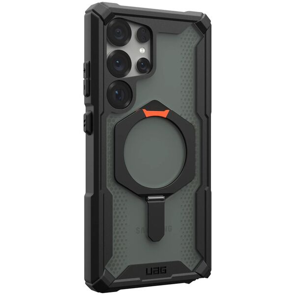 UAG Plasma XTE Magnet -  obudowa ochronna do Samsung Galaxy S25 Ultra 5G z wbudowanym modułem magnetycznym (black/orange)