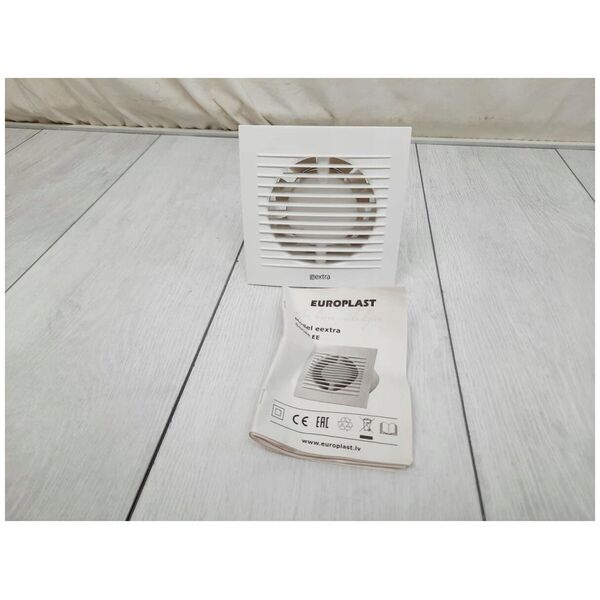 Household fan E-EXTRA EE100HT, DN100, with timer and humidity sensor