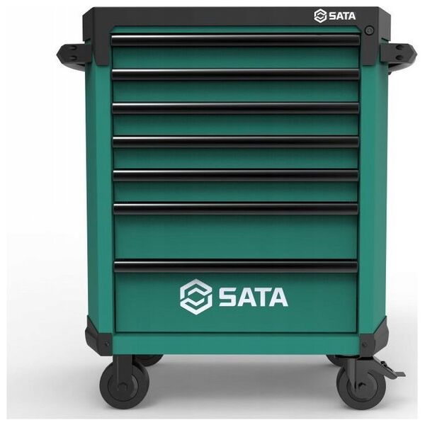 SATA WORKSHOP TROLLEY 7-DRAWERS PRO GREEN 299 pcs.