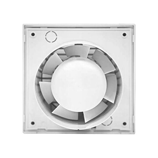 Household fan E-EXTRA EET100HT, DN100, with timer and humidity sensor