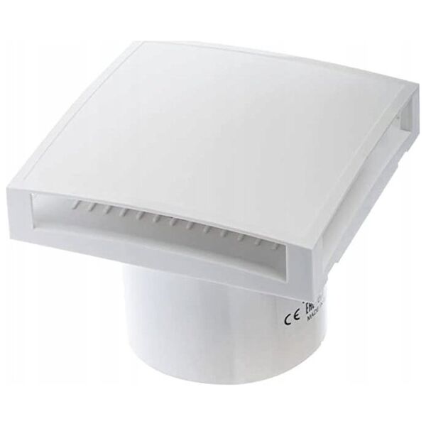 Household fan E-EXTRA EET100HT, DN100, with timer and humidity sensor
