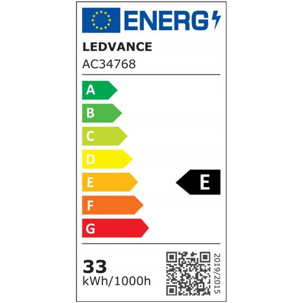 Smart surface LED panel LEDVANCE PLANON, 36W, 3000lm, 2700-6500 K, RGBW, APP/remote, 120x30 cm