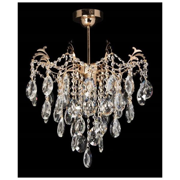 Chandelier VENTI, E27, 4 x 60 W, E1285/4, chrome, o52 cm