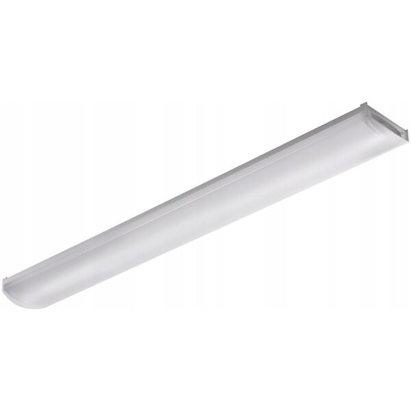 LED luminaire GTV ZEFIR PRO, IP44, 48 W, 4400 lm, 4000 K, white, aluminum housing, 120 cm