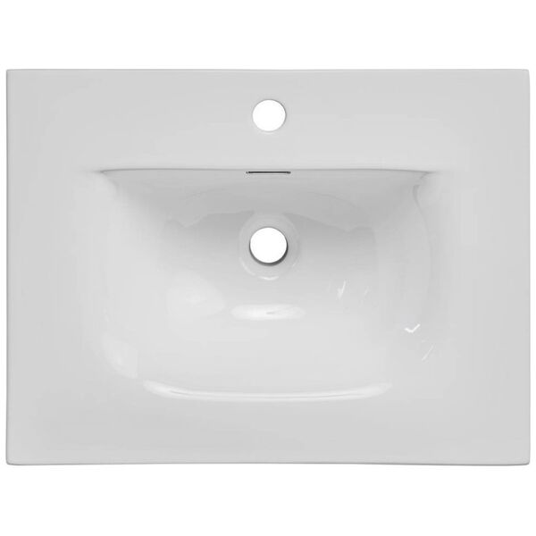 Washbasin COMAD SKY 60, ceramic, furniture, white, 61 x 46 x 17 cm