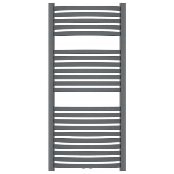 Towel dryer INVENA, 1200 x 540 mm, steel, graphite color.