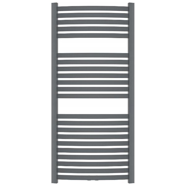 Towel dryer INVENA, 1200 x 540 mm, steel, graphite color.