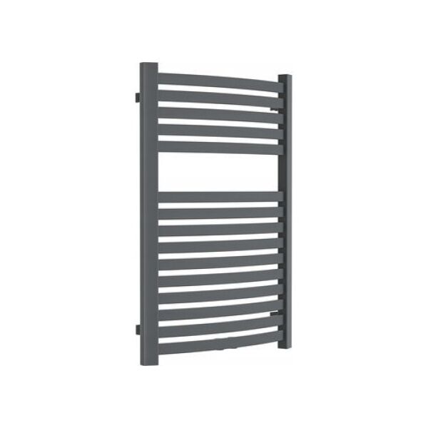Towel dryer INVENA, 800 x 540 mm, steel, graphite color.
