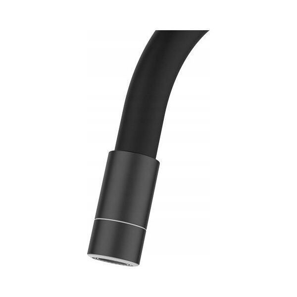 Sink faucet INVENA KSANTI, with 360deg rotating spout, black
