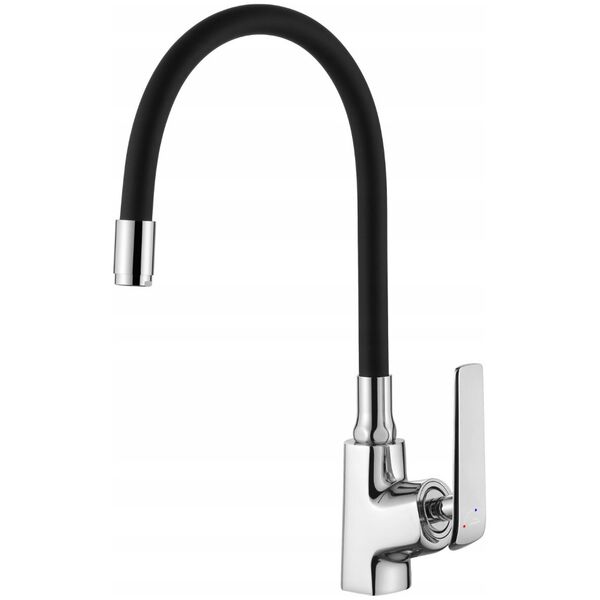 Sink mixer LIGARIA INVENA TREND, with flexible spout, chrome color.