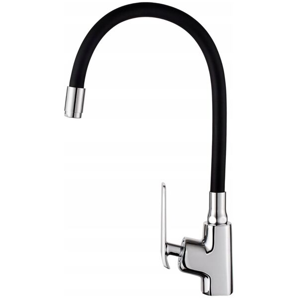 Sink mixer LIGARIA INVENA TREND, with flexible spout, chrome color.