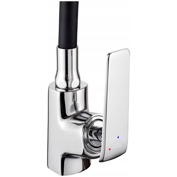 Sink mixer LIGARIA INVENA TREND, with flexible spout, chrome color.
