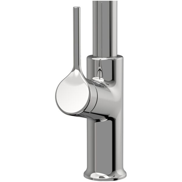 Sink mixer INVENA FARSALA, with pull-out spout, chrome color.