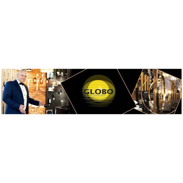 Pendant lamp GLOBO FLORENTINA, 1xE27,40W,230V, metal, black color, o12.5x150cm
