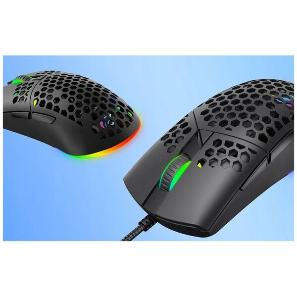 Przewodowa mysz gamingowa HAVIT MS1036 RGB (czarna)