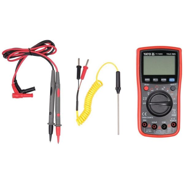 Yato YT.TRUE RMS LCD DIGITAL METER 19999