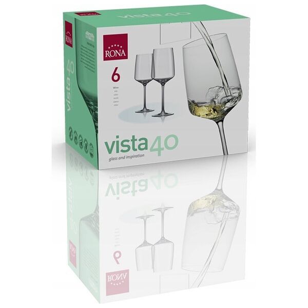 Wine glasses RONA VISTA, 400 ml, 6 pcs. | Sourcing