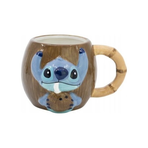 Disney Stitch - Kubek ceramiczny 3D w pudełku prezentowym z kolekcji Coconut 325 ml