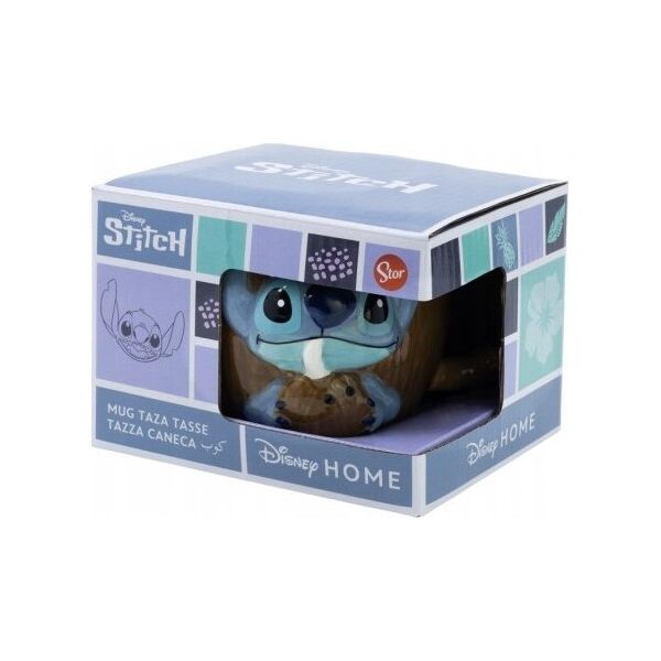 Disney Stitch - Kubek ceramiczny 3D w pudełku prezentowym z kolekcji Coconut 325 ml