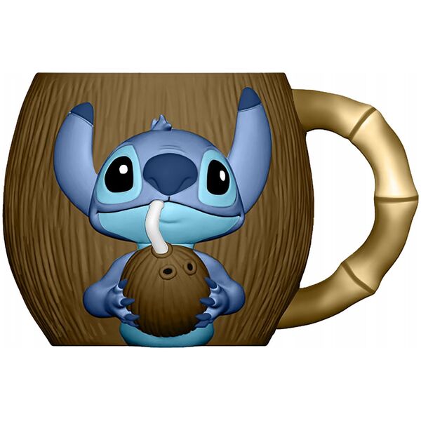Disney Stitch - Kubek ceramiczny 3D w pudełku prezentowym z kolekcji Coconut 325 ml