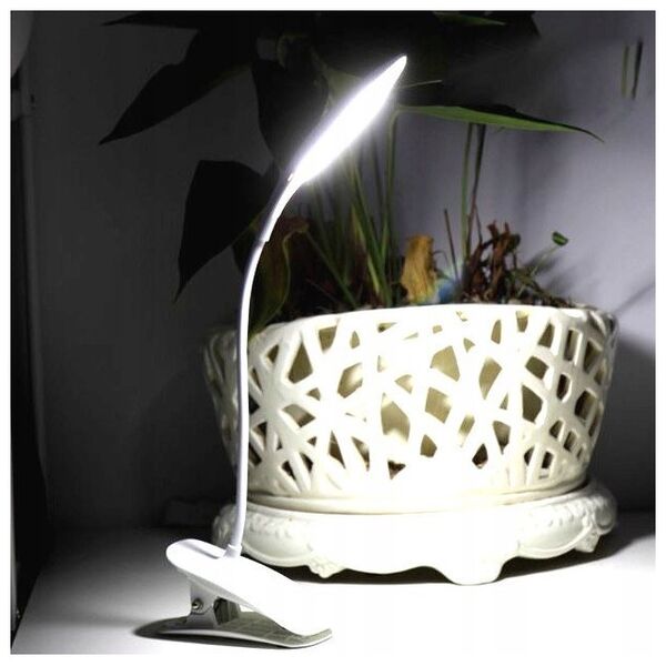 Lampka LED nocna z klipsem zdrowa dla oczu 3W