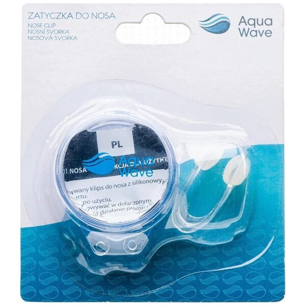 AquaWave AKCESORIA BASENOWE NOSECLIP TRANSPARENT ONE SIZE