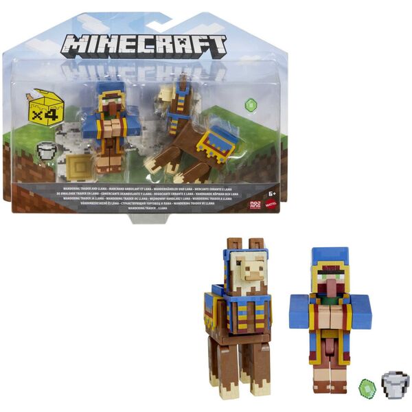 Figurka Mattel MINECRAFT FIGURKA PODSTAWOWA 2PAK AST GTT53 WB4