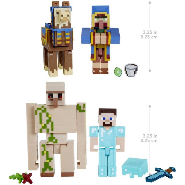 Figurka Mattel MINECRAFT FIGURKA PODSTAWOWA 2PAK AST GTT53 WB4