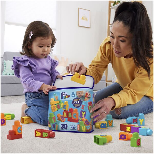 Mega bloks kaladėlių rinkinys ABC (30 det.)