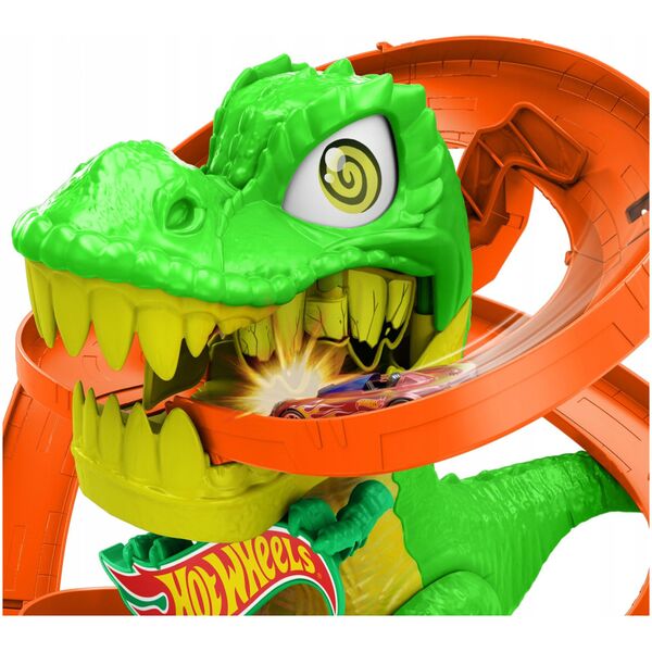 Mattel HW rinkinys „Dinozauras gaisrinėje“ (JBM73)