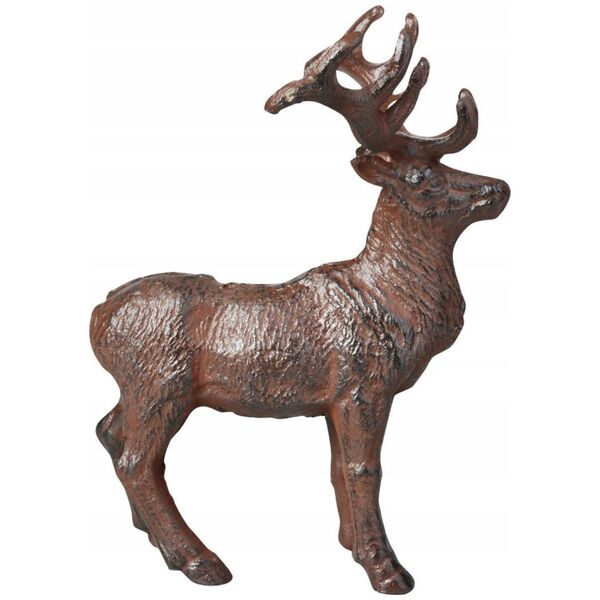 DECOR DEER CAST IRON MIX16.9X13X23.4CM