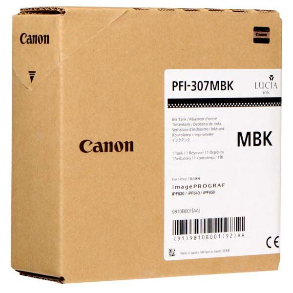 Tusz Canon tusz PFI307MB (black)
