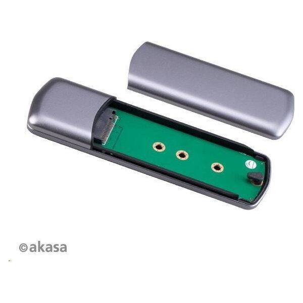 Akasa pocket AKASA εξωτερικό κουτί pro M.2 SATA/NVMe SSD, USB 3.2 Gen 2, 10Gb/s, hliník 13263458 4710679550398