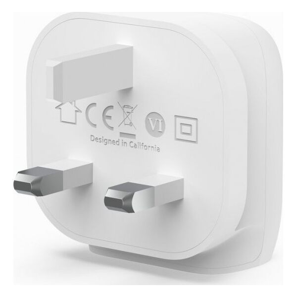 Φορτιστής Belkin Belkin WCA006VF1MWH-B6 Φορτιστής φορητών συσκευών Smartphone Λευκό AC Εσωτερική γρήγορη φόρτιση 14014865 745883887699