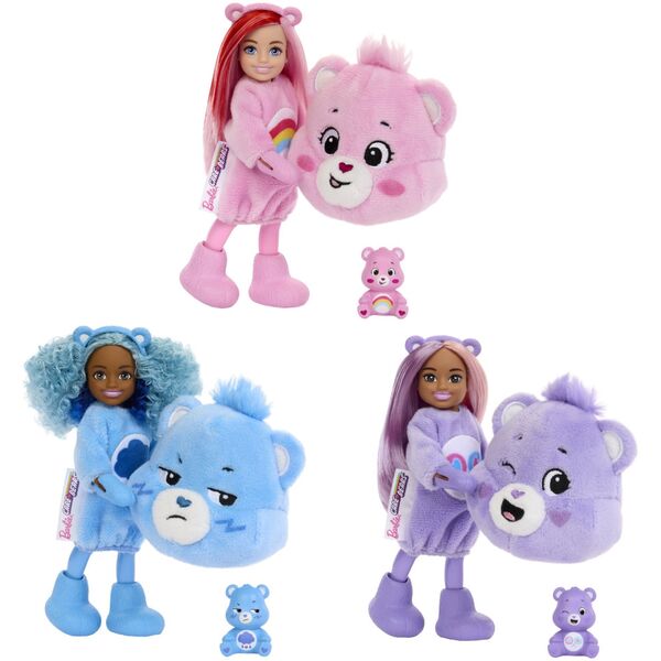 Barbie Chelsea Cutie Reveal Care Bears Surprise Set (JCN97)