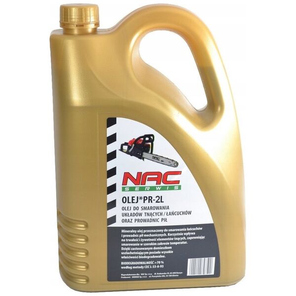 NAC OIL FOR GUIDE RAILS AND CHAINS 2L GOLD