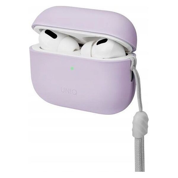 Uniq UNIQ etui Lino AirPods Pro 2 gen Silicone liliowy/lilac lavender