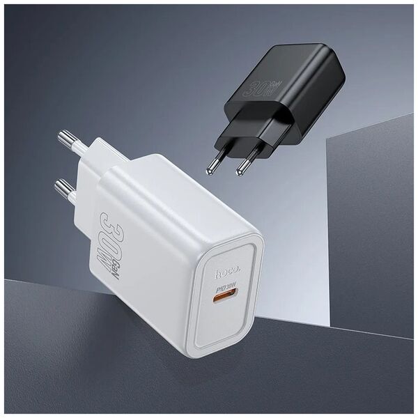 HOCO ładowarka sieciowa Typ C PD QC 30W N62 biała