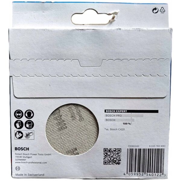 Bosch Bosch Expert M480 mesh sanding sheet O 125mm, K150 (5 pieces)