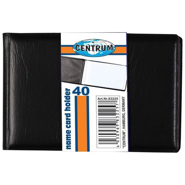 Centrum θήκη επαγγελματικής κάρτας CENTRUM 83225 μαύρο PVC 40 τεμ 10382361 4030969832257