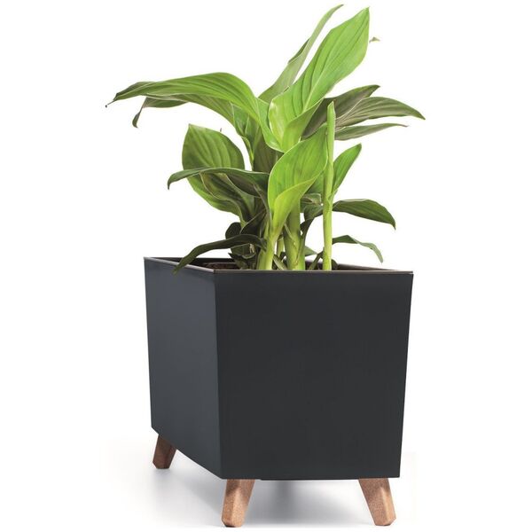 Prosperplast Doniczka URBI CASE - antracytowy