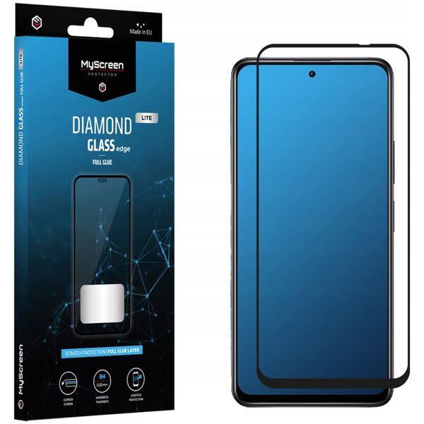 MyScreen Protector Xiaomi Poco X3 GT - Szkło hartowane na lekko zaokrąglone ekrany DIAMOND GLASS LITE edge FULL GLUE