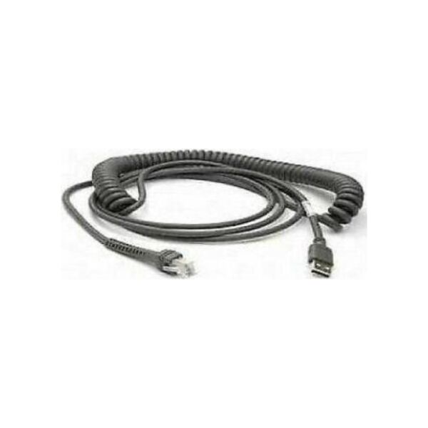 Datalogic Cable, USB, Type A, Coiled,